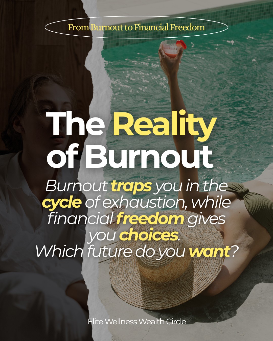 The reality of burnout carousel slide