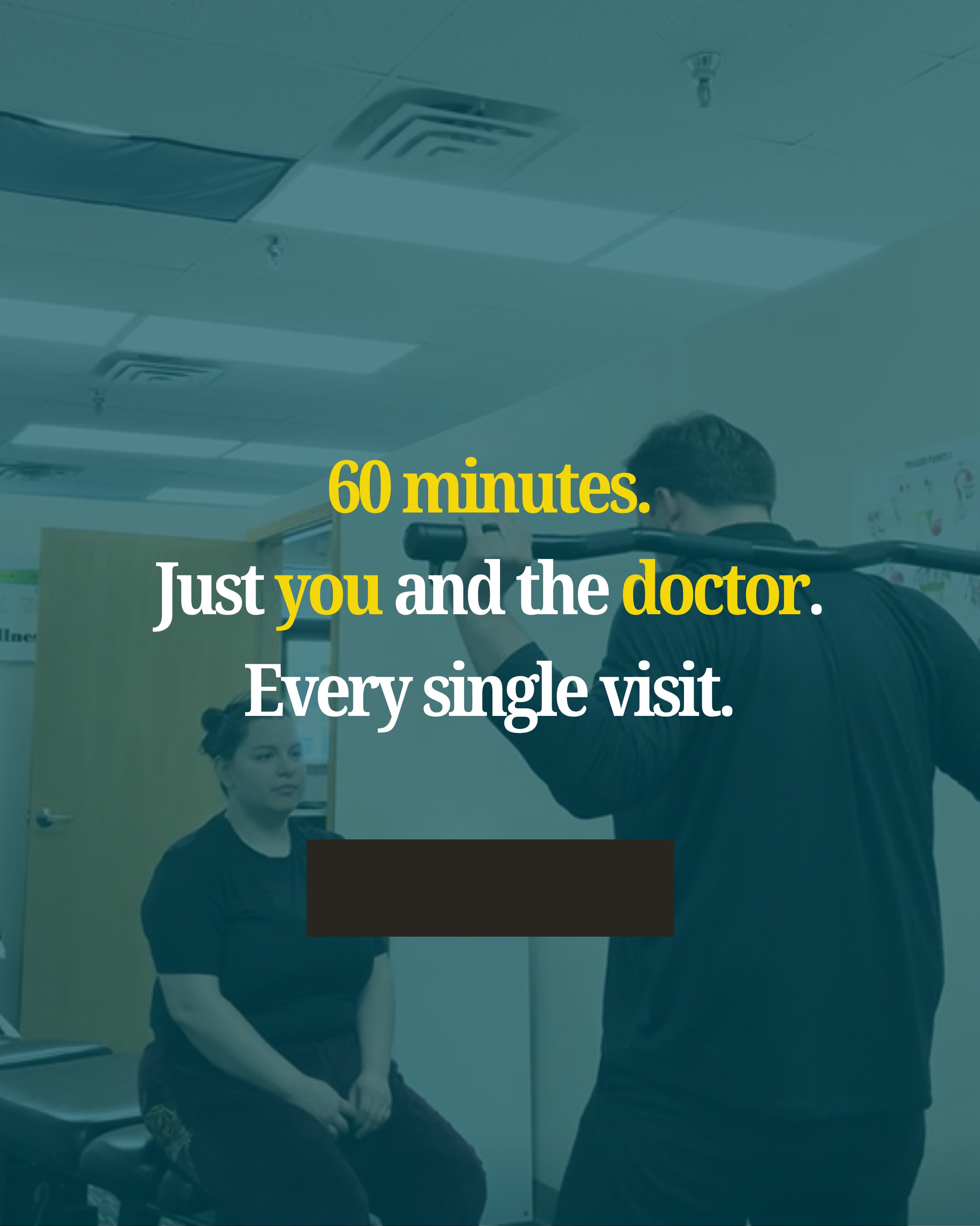 60 minutes just you and the doctor ad